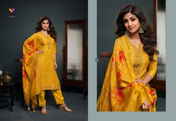 Shilpa 9 By Vatsam Viscose Dola Embroidery Readymade Suits Wholesalers In Delhi